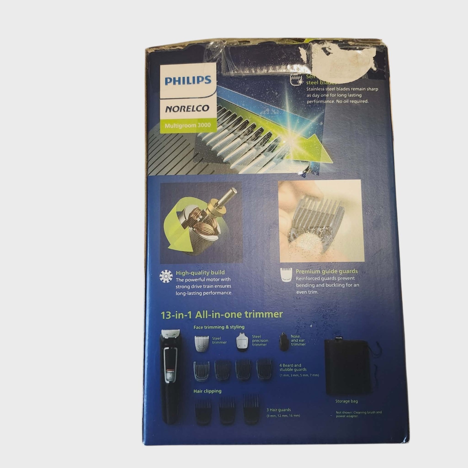 Philips Norelco Multigroom 3000 13pc All-in-One Trimmer Self-Sharpening