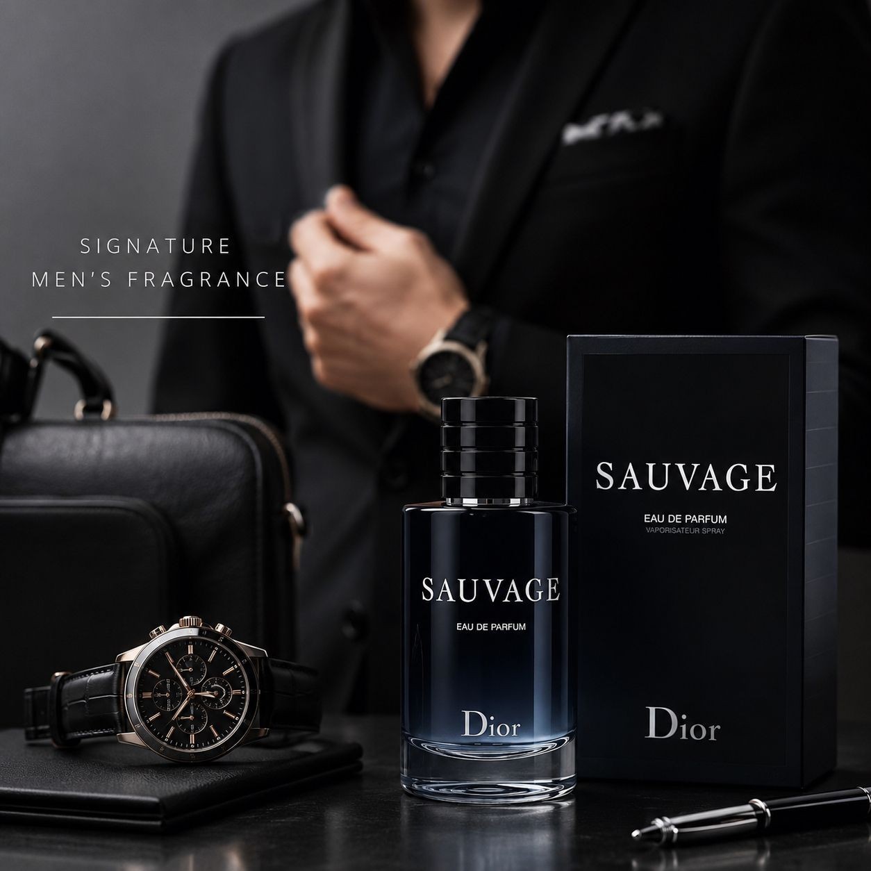 Dior Sauvage Eau De Parfum EDP Spray for Men 3.4 oz 100ml New In Box