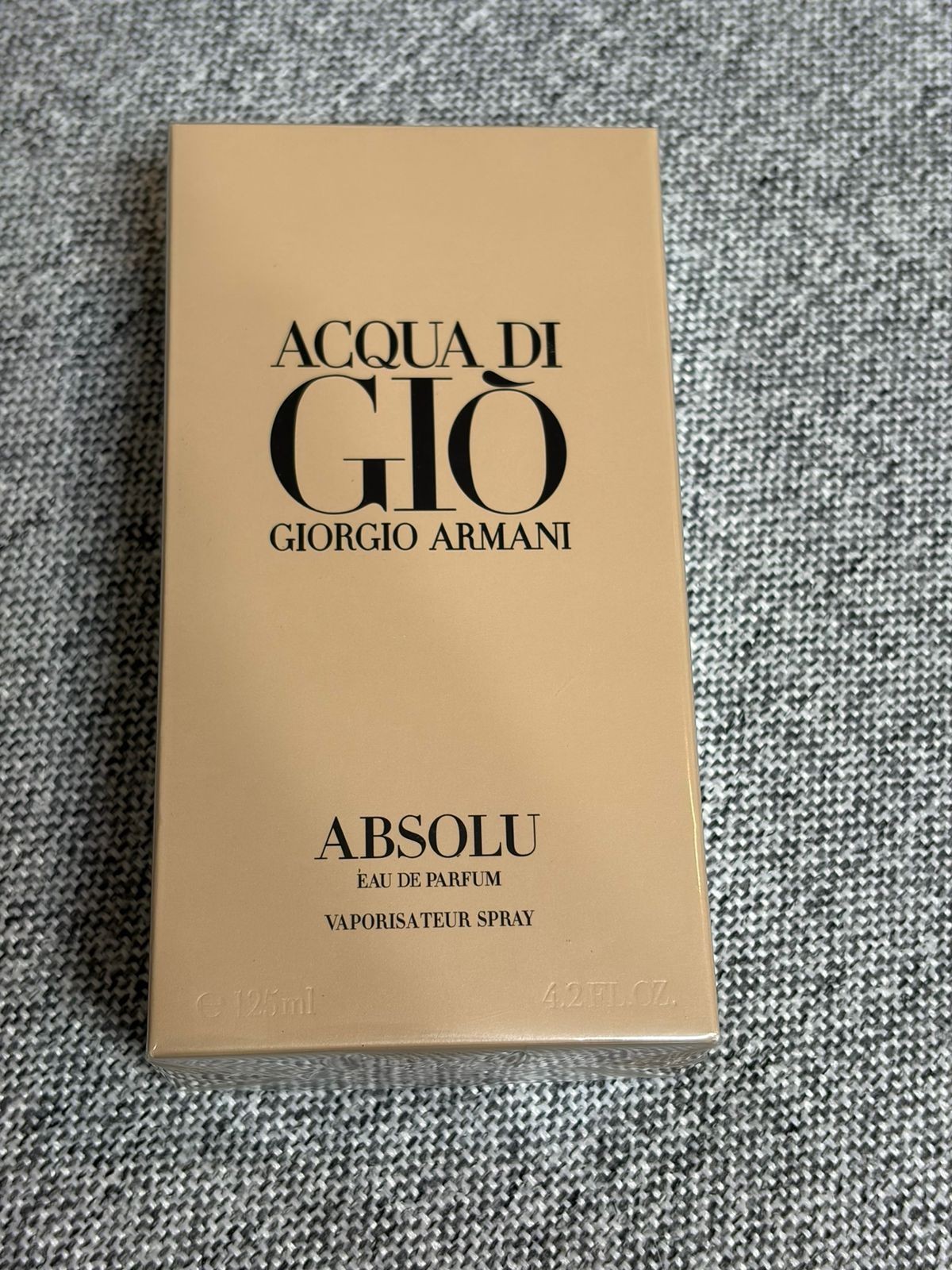Giorgio Armani Acqua di Giò Absolu Eau de Parfum 4.2 oz Spray for Men Authentic