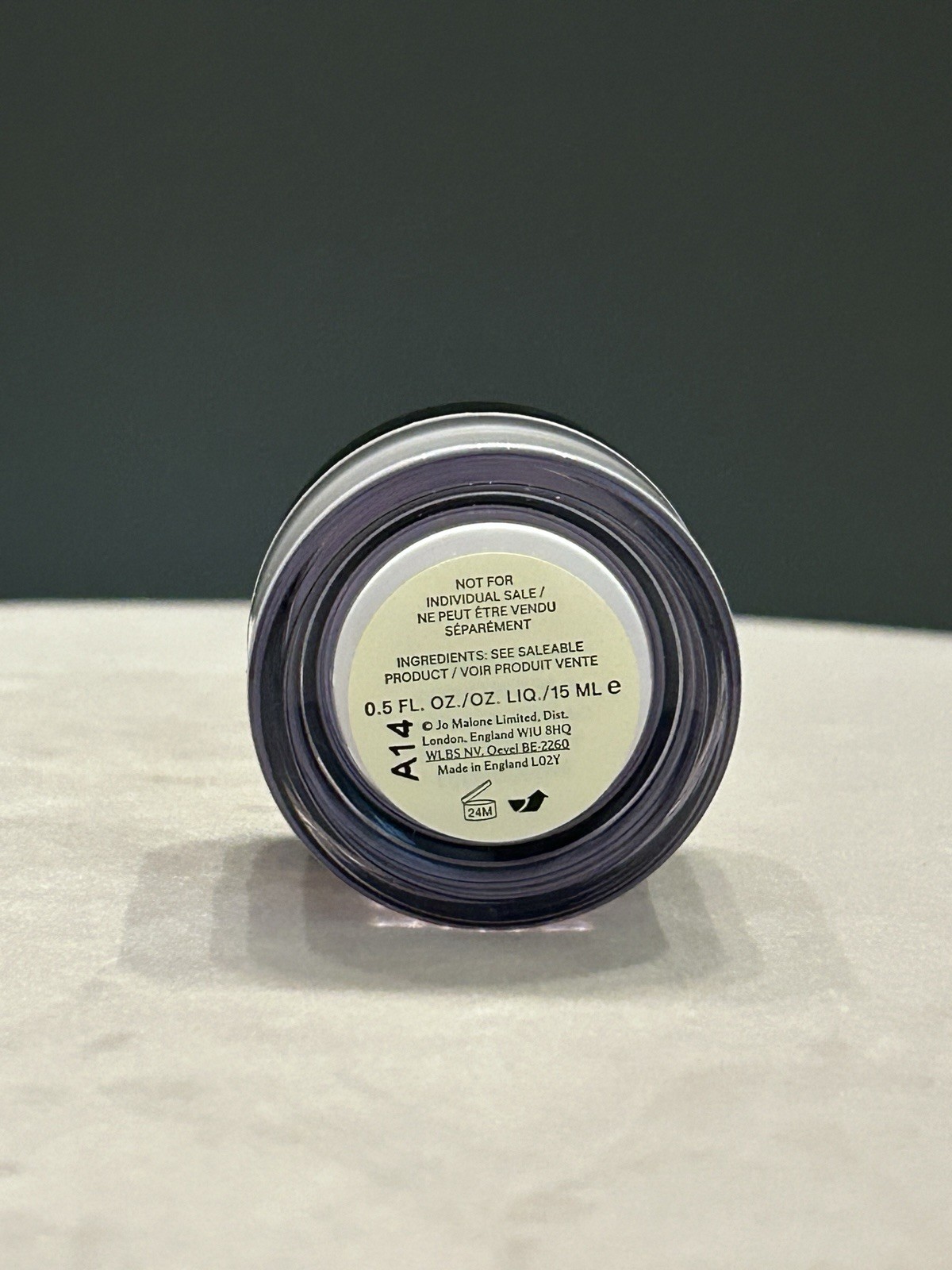 Jo Malone Lime Basil & Mandarin Body Creme 0.5 oz 15ml New Sealed