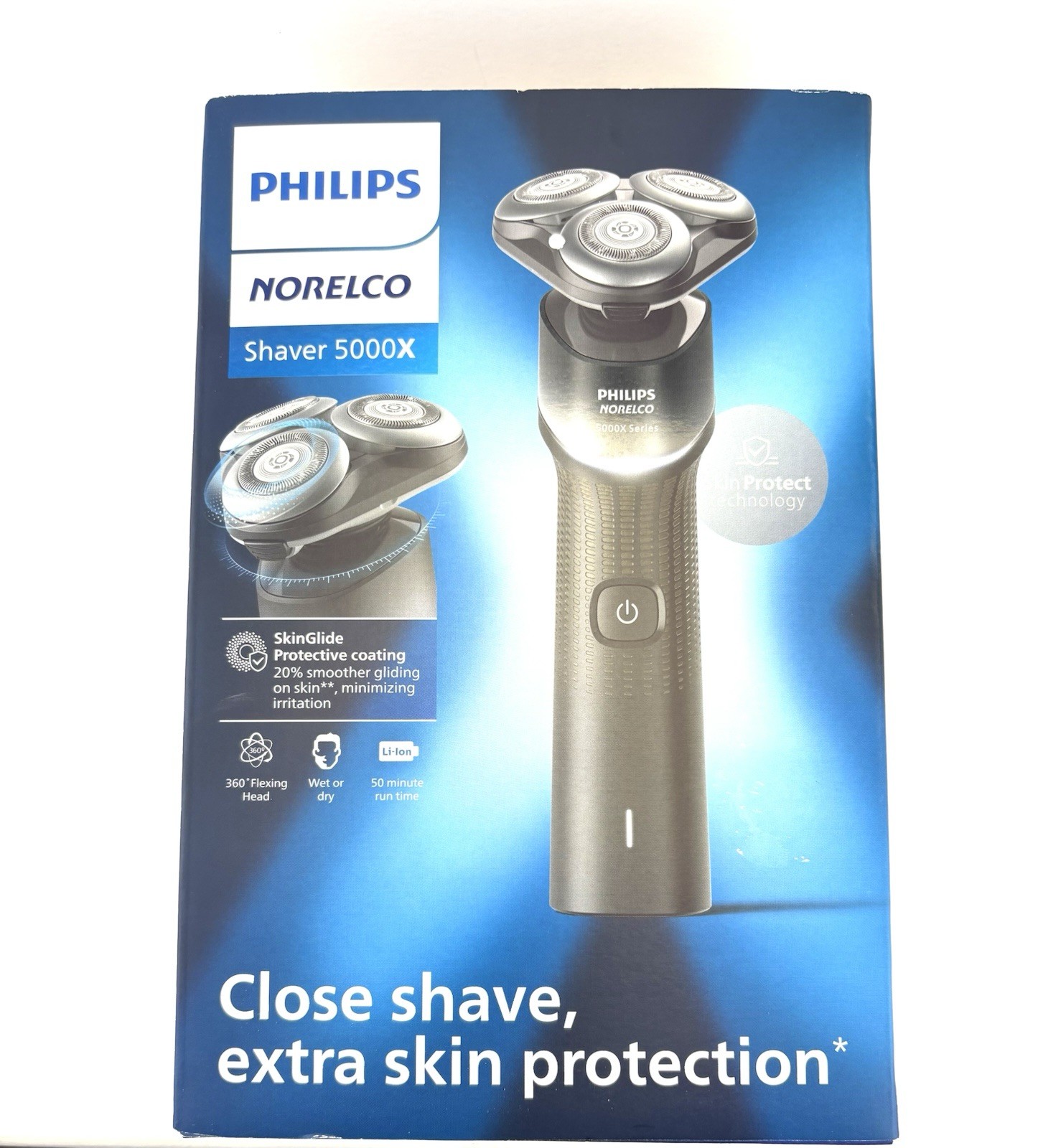 Philips Norelco Shaver 5000X Men’s Wet Dry Cordless Rechargeable Shower Proof