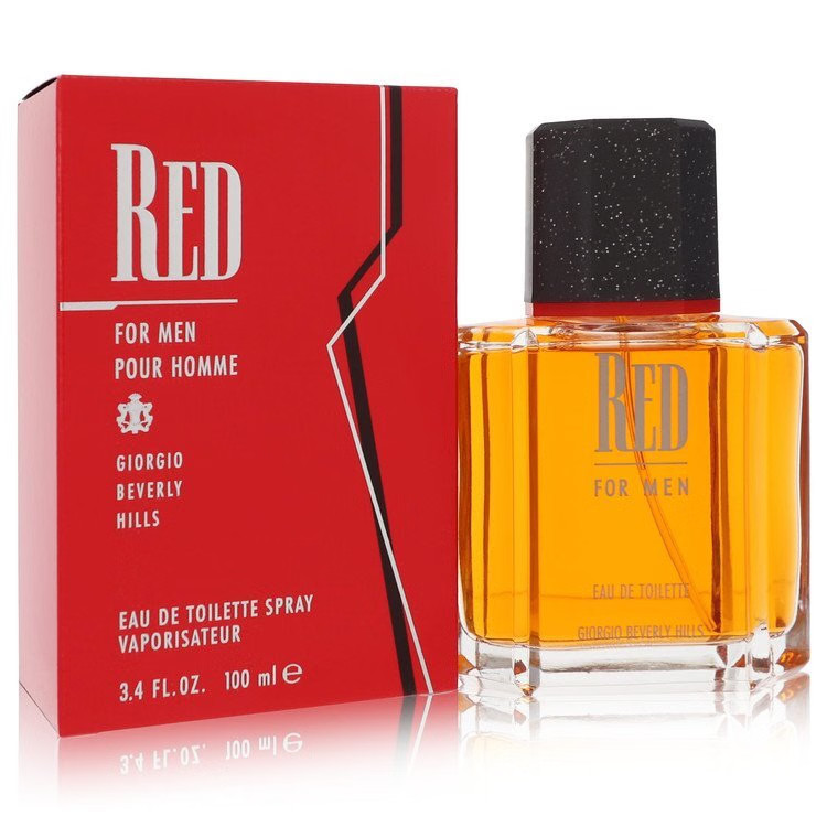 Red By Giorgio Beverly Hills Eau De Toilette Spray 3.4 Oz (Men)