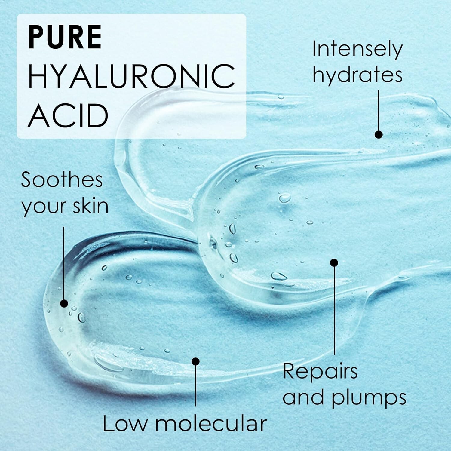 Hyaluronic Acid Serum for Face (2 Oz) – Serum for Skin and Lips Hydrating