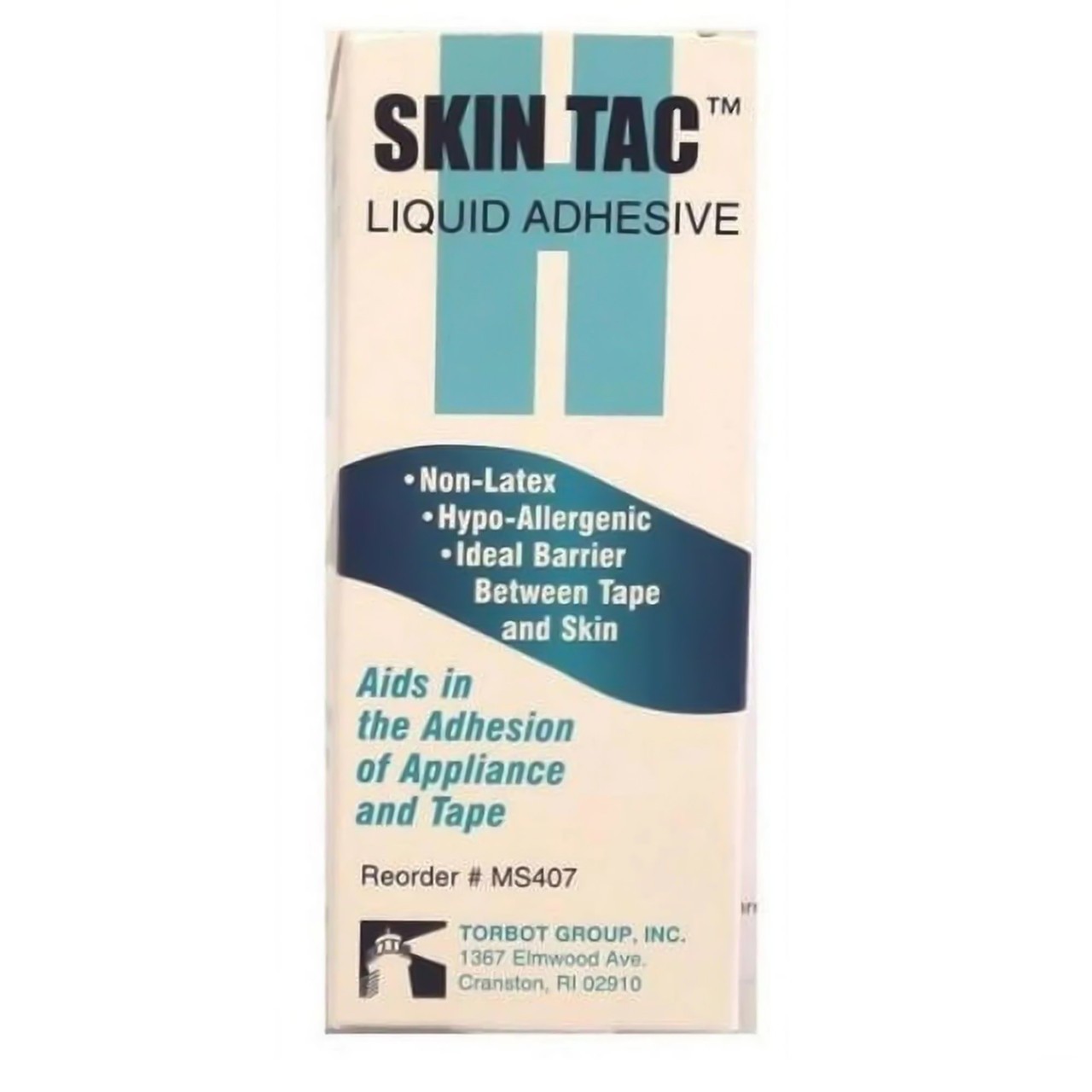 Skin Tac Liquid Adhesive Barrier 4 Oz., Clear, Hypoallergenic, Latex-Free