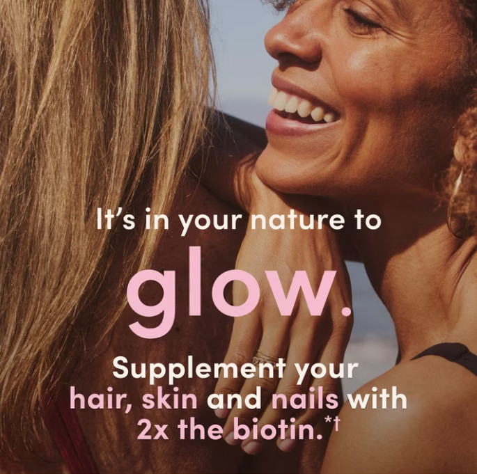 Nature’s Bounty Advanced Hair Skin & Nails 2X Biotin Gummies 180 Ct