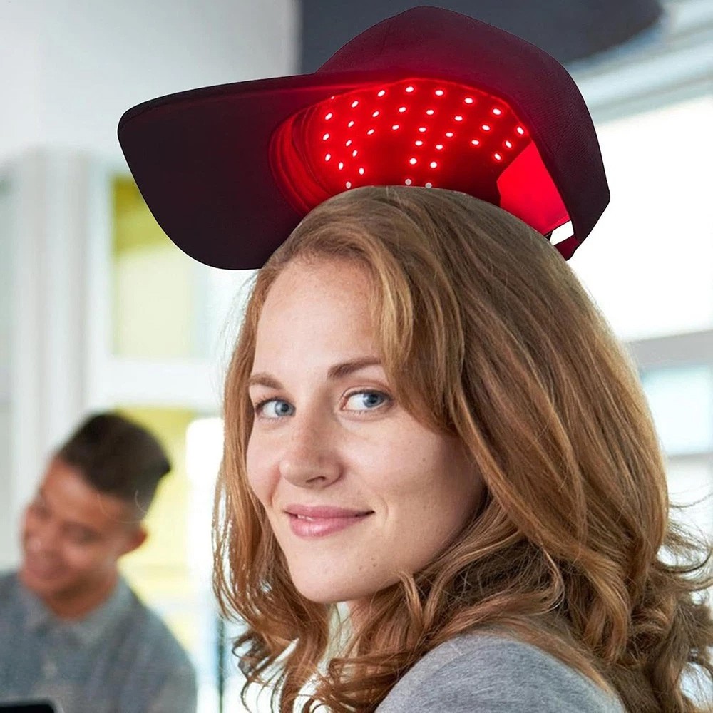 Red Light Therapy Hat 660nm & 850nm Hair Loss Treatment Cap Hair Growth Regrowth
