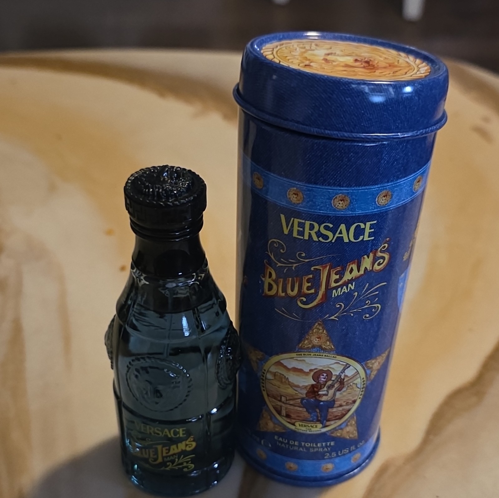 Versace Blue Jeans Man Eau de Toilette Spray Regular Size 2.5 fl oz