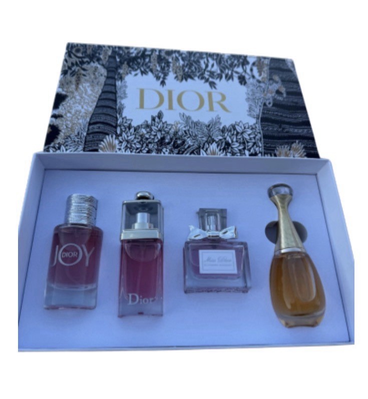 Dior Miss Dior Sample Spray Gift Set, 4-Piece Assorted Bottles, 0.1 fl oz