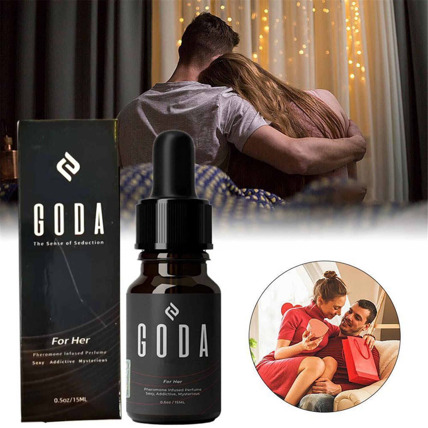 GODA For Her Pheromone Perfume For Women Long-Lasting 15ml NEW🔥 FREE SHIPPING