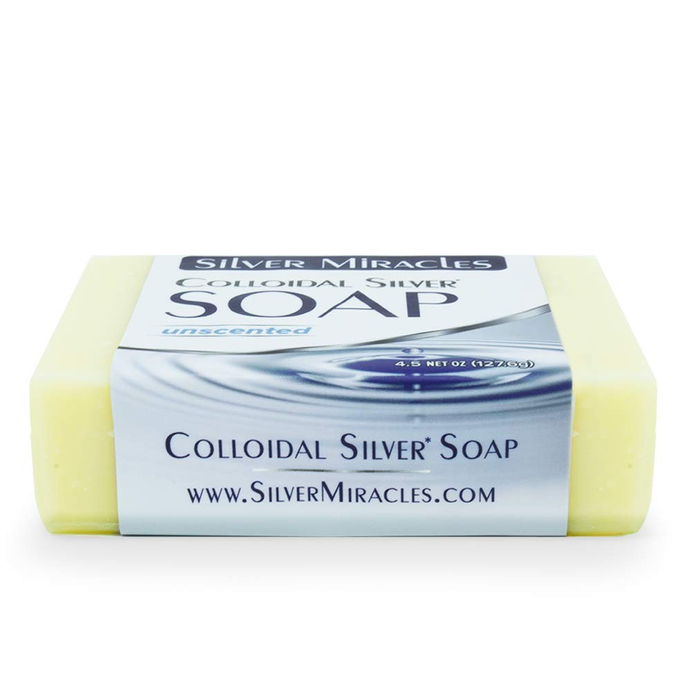 Silver Miracles – Colloidal Soap – 3 pack 4.5 Ounce (Pack of 3)