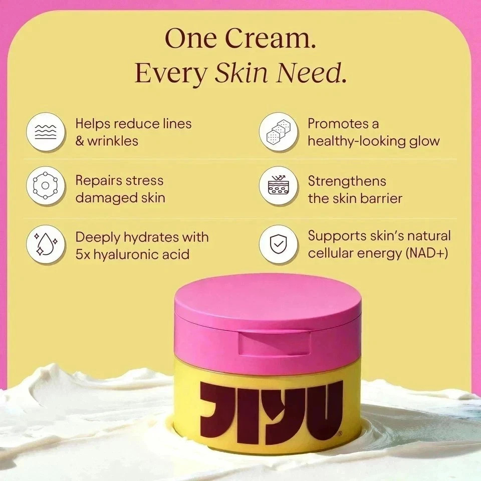 JiYu NAD+ Hydrating Face Moisturizer Korean Anti-Aging Cream Radiant Firming