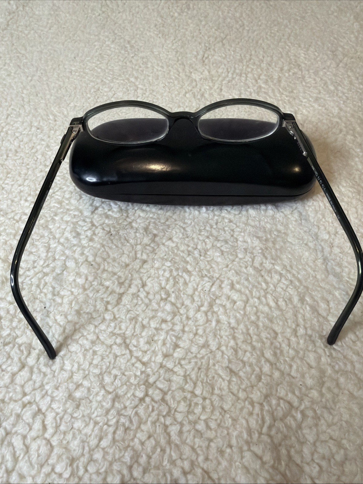 GUCCI GG 2479 M3X BLACK GREEN VINTAGE AUTHENTIC FRAMES EYEGLASSES W Case Luxury