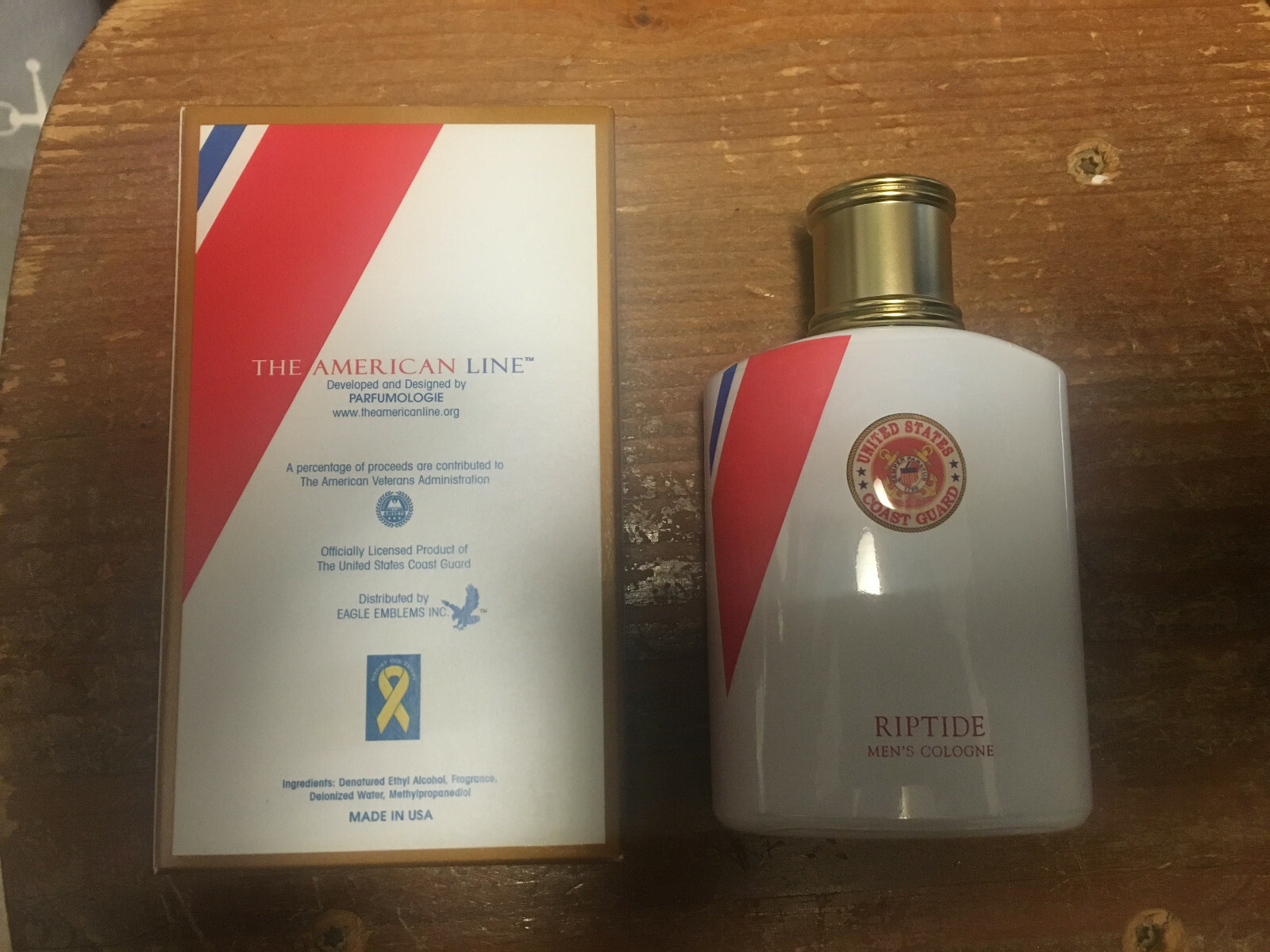 RipTide United States Coast Guard Cologne Spray 3.4
