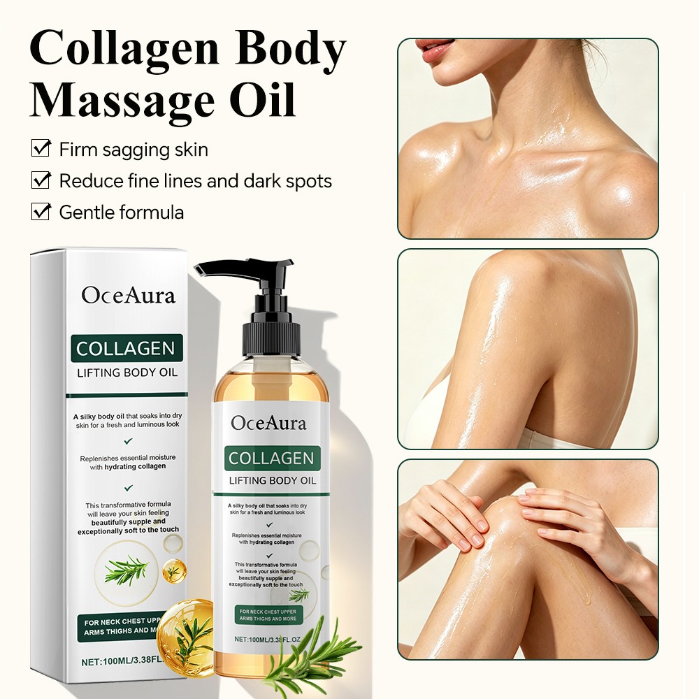 Collagen Lifting Firming Body Oil Skin Tightening Hydrating Massage Oil
