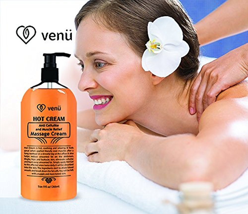 Hot Cream Anti Cellulite & Muscle Relief Gel, Fat burner and pain relief