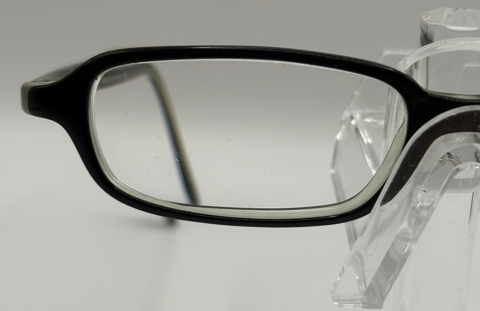 Moschino M3554-A Eyeglasses 45E 135 Black Green Rectangle Italy Women