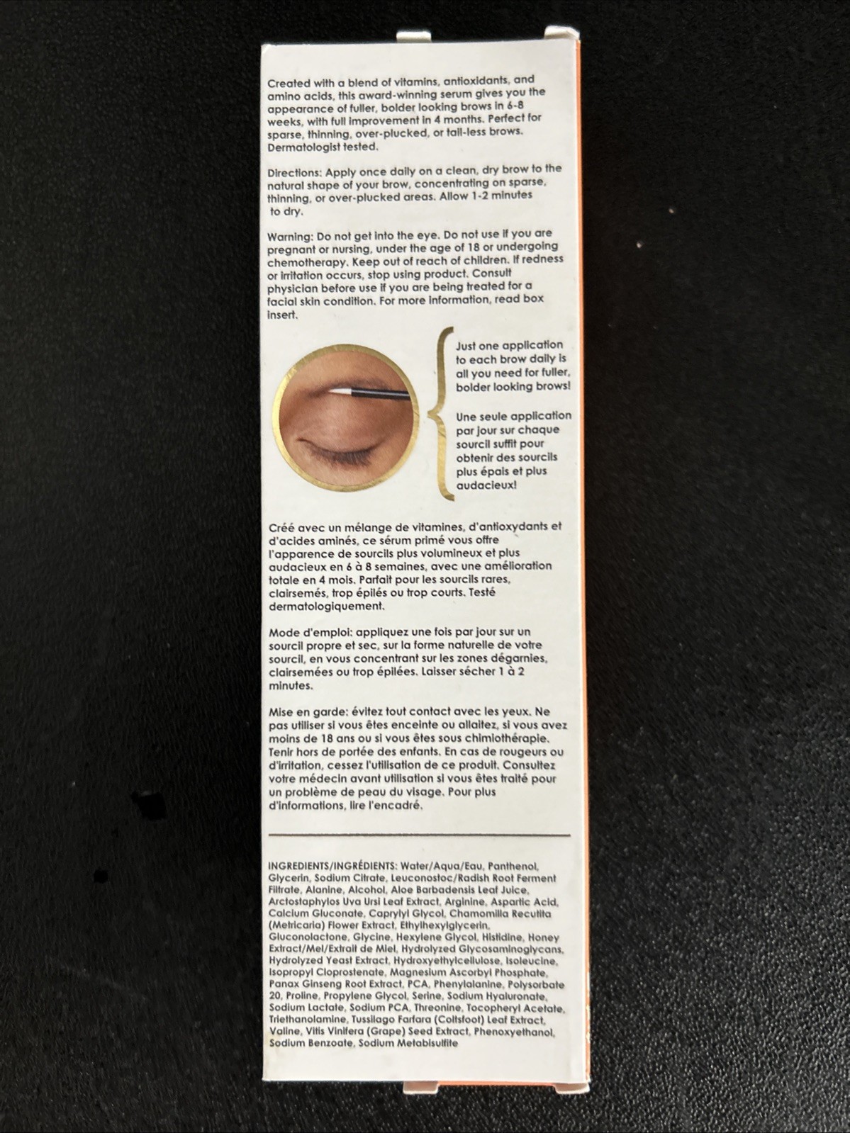 Grande BROW Enhancing Eyebrow Serum 3ML 0.1 fl oz 4 Month Supply