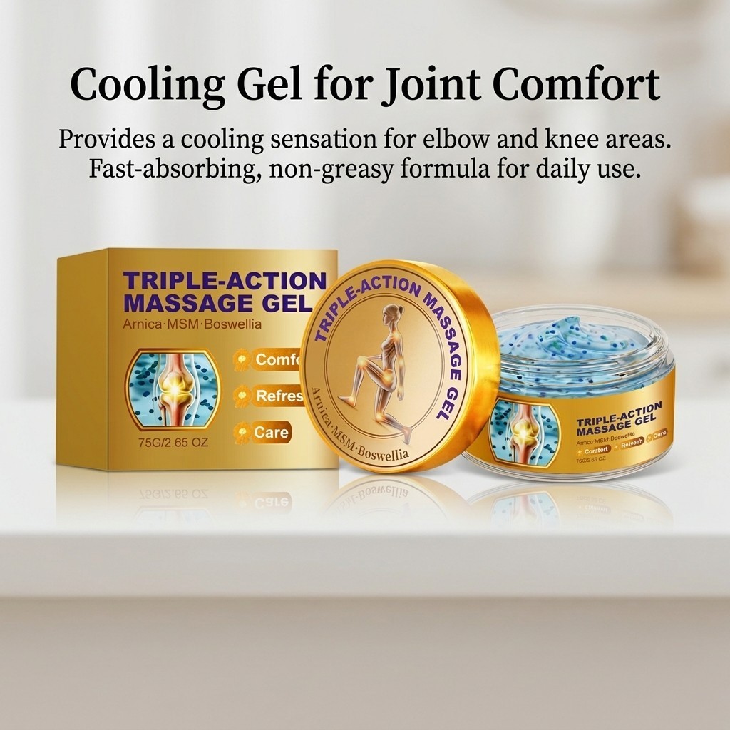 Triple Action Massage Gel Fast Absorbing Triple-Action Body Gel for Muscle&Joint