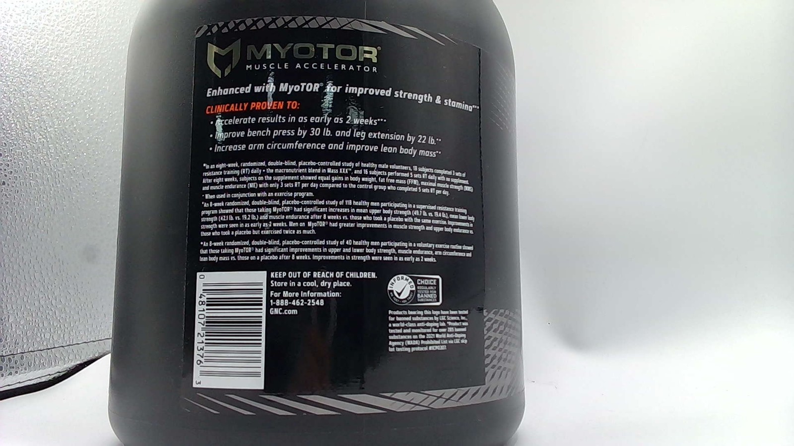 GNC AMP Mass XXX Vanilla Clinically Proven Strength And Mass Gainer-EXP: 09-30-2
