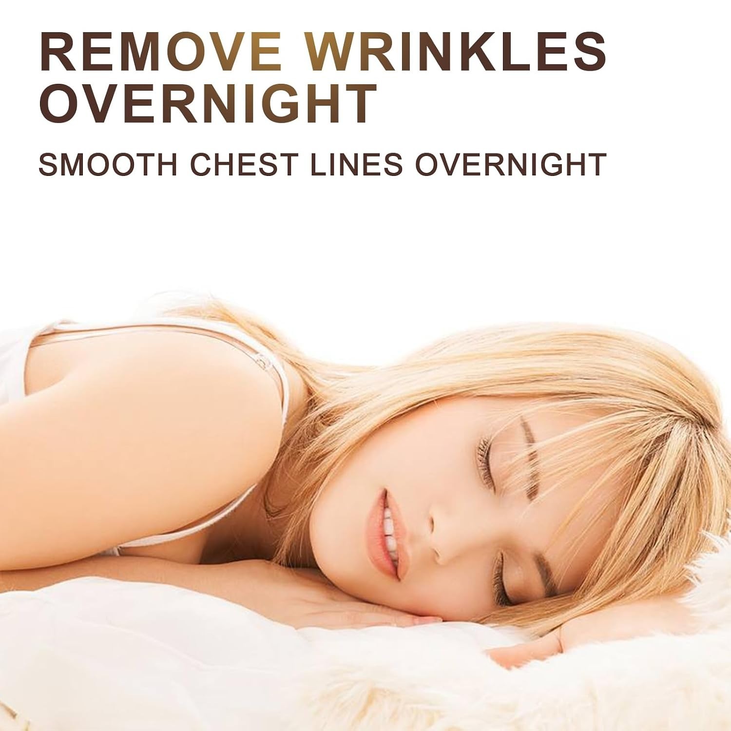 2-Pack Silicone Chest Patches – Overnight Wrinkle Smoothers for Youthful Clea…