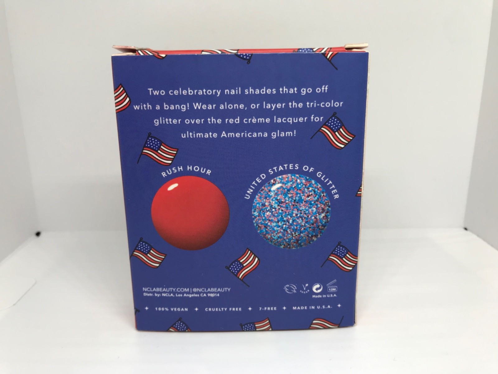 New-NCLA Beauty ~ United States Of Glitter Nail Polish Duo
