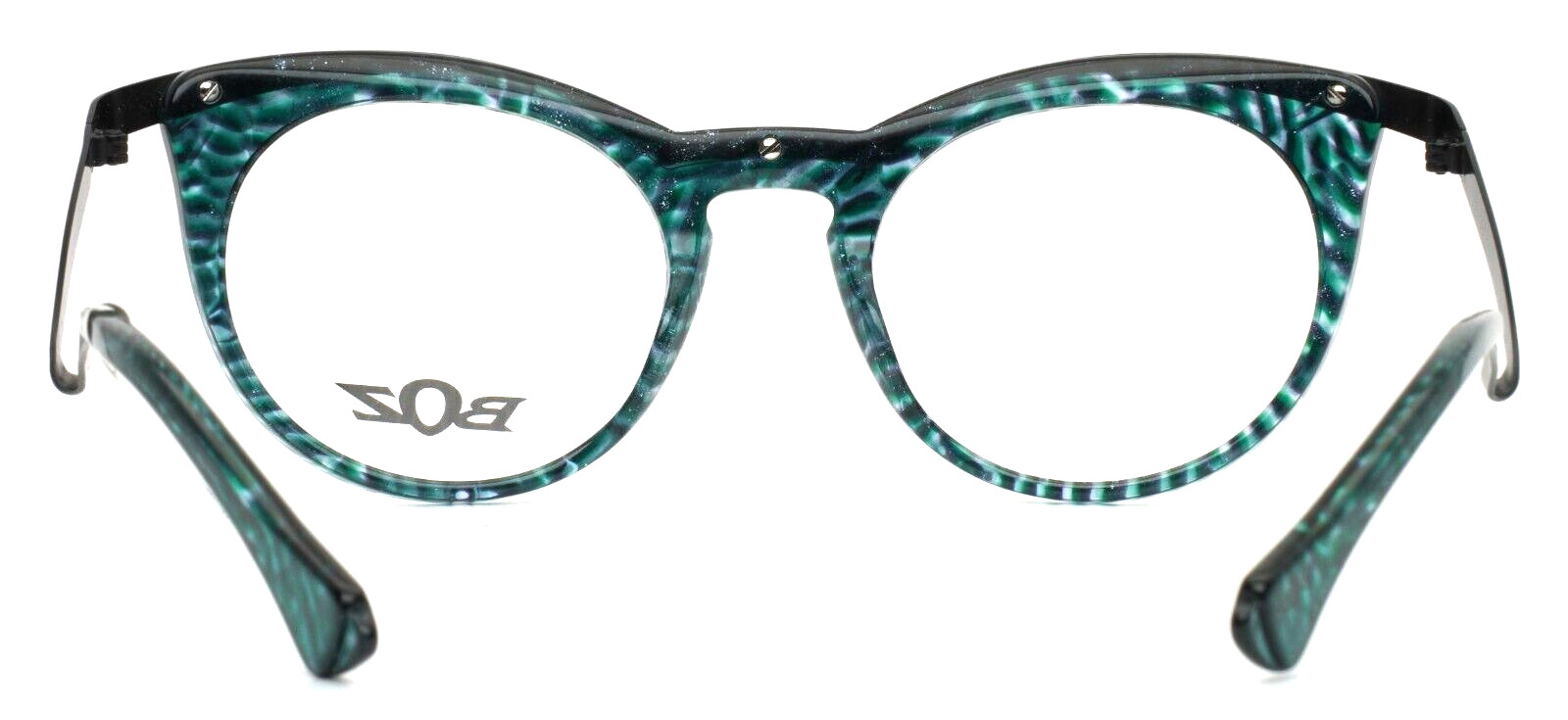BOZ by JF REY Extra 4000 Green Black Womens Semi Cat Eye Eyeglasses 47-20-140
