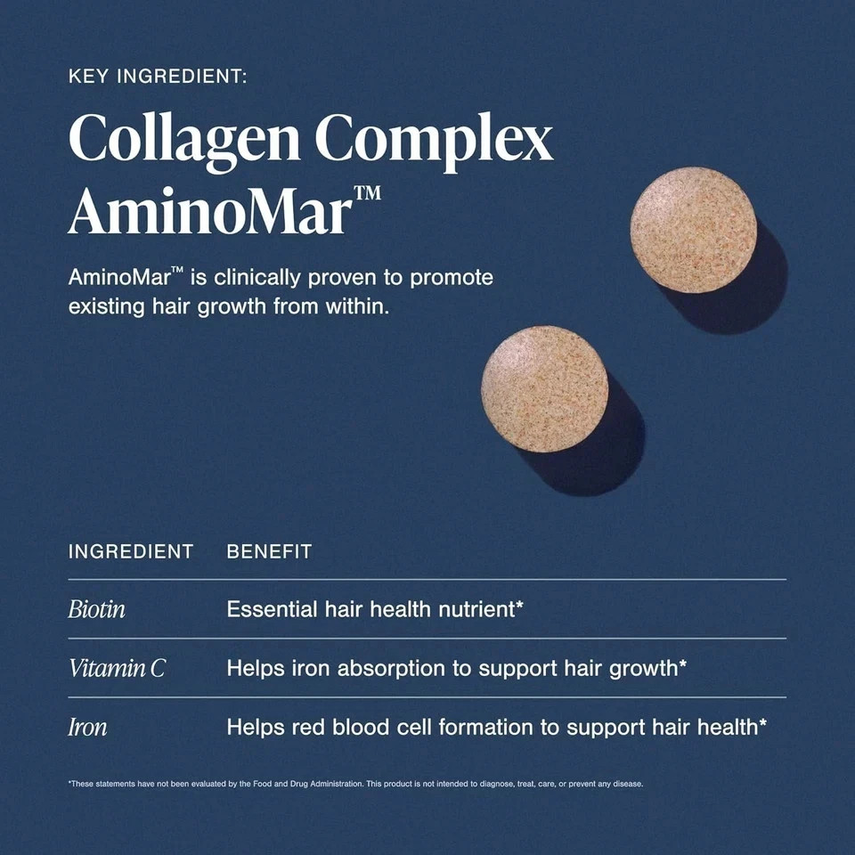 Viviscal Professional Hair Supplement Growth Tablets for Women 180 EXP 07 2027