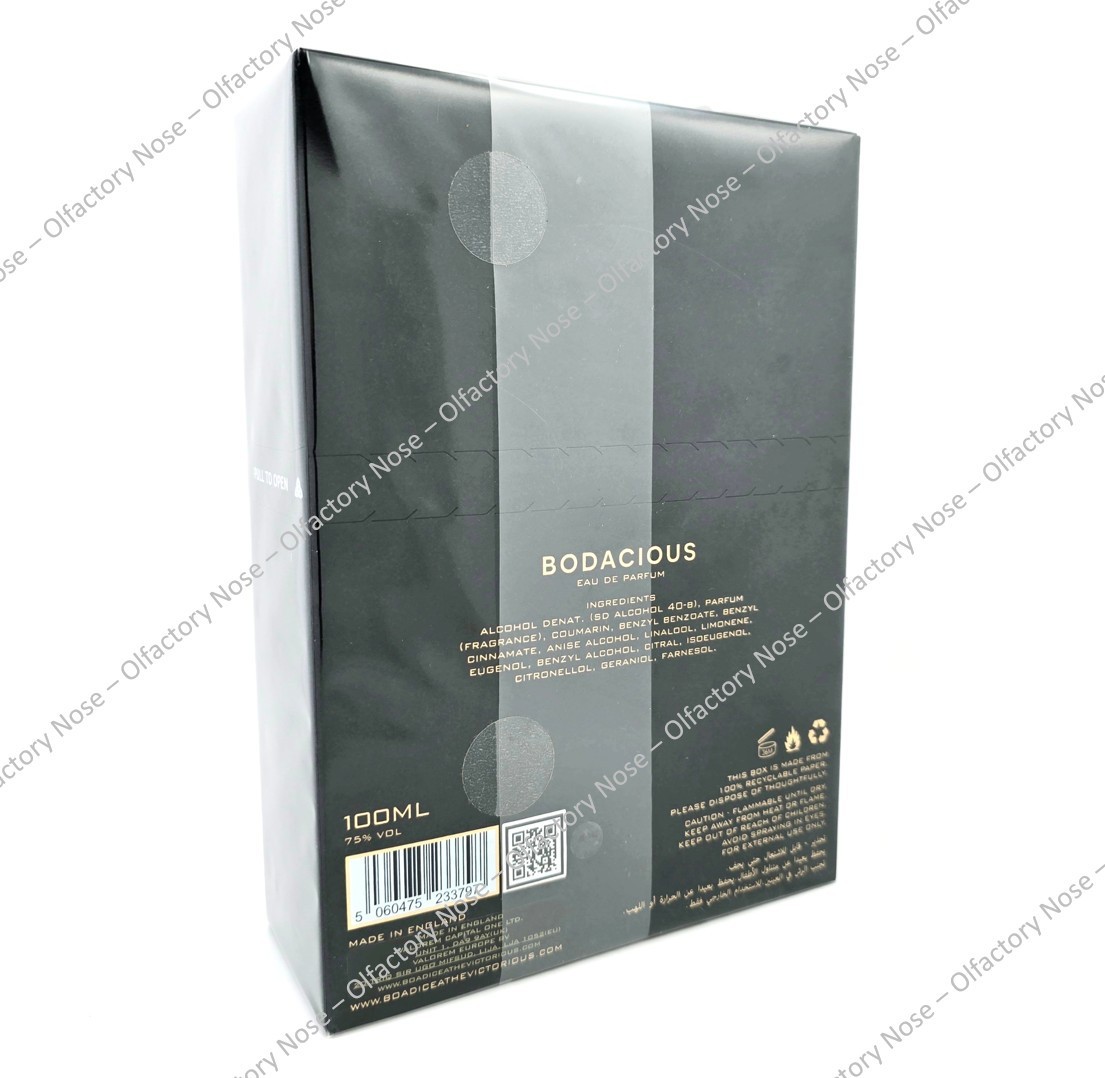 Boadicea the Victorious BODACIOUS 3.4oz 100mL – Authentic – New & Sealed