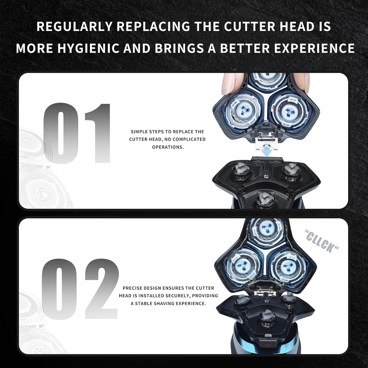 SH71/50 Shaving Head Compatible with Phili*s Shavers Series S5000 (S5XXX),S7000