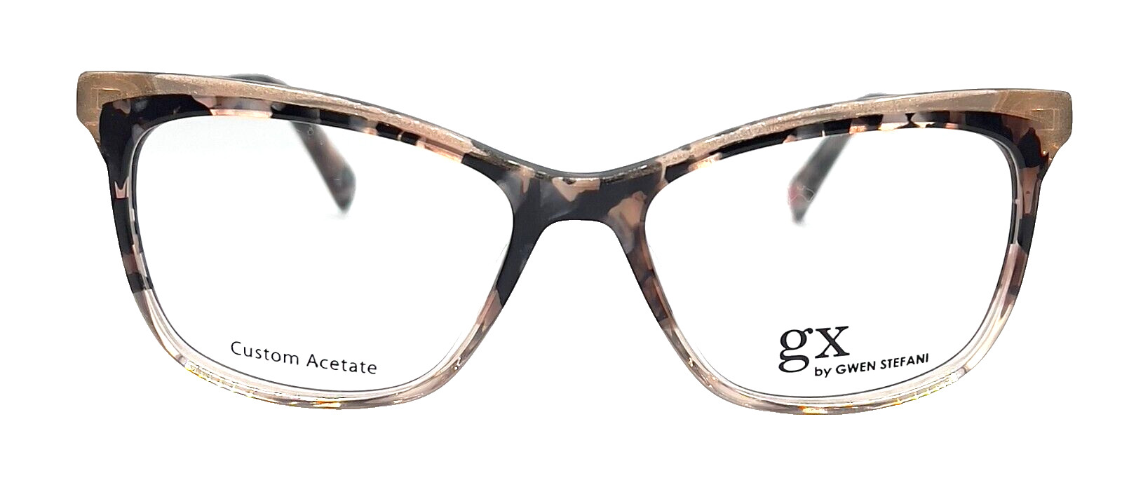AUTHENTIC & NEW – GWEN STEFANI – GX075 GRY 52/16/140 – BLUSH EYEGLASSES & CASE