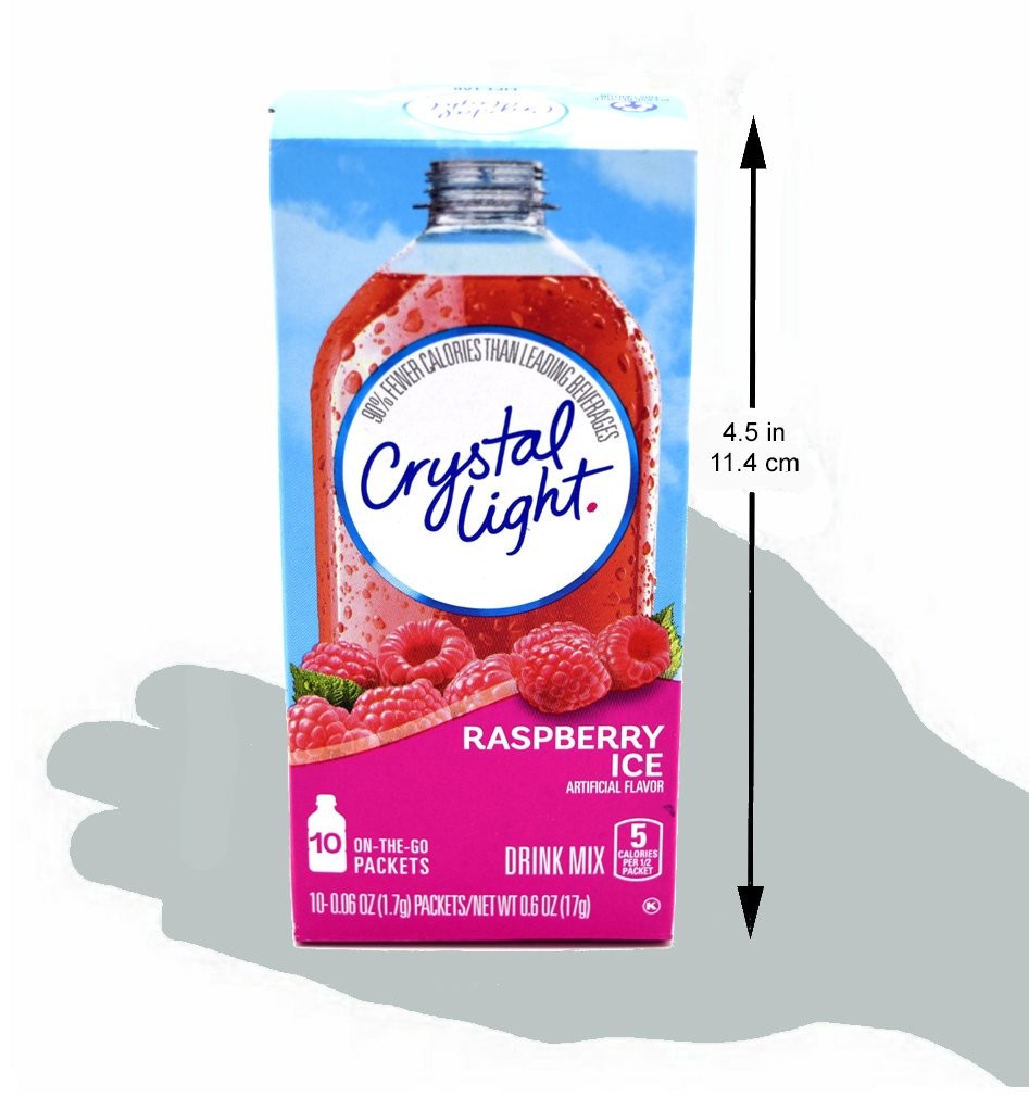 Crystal Light On-The-Go Drink Mix Packets, Sugar Free 10 Count (Pack of 6)