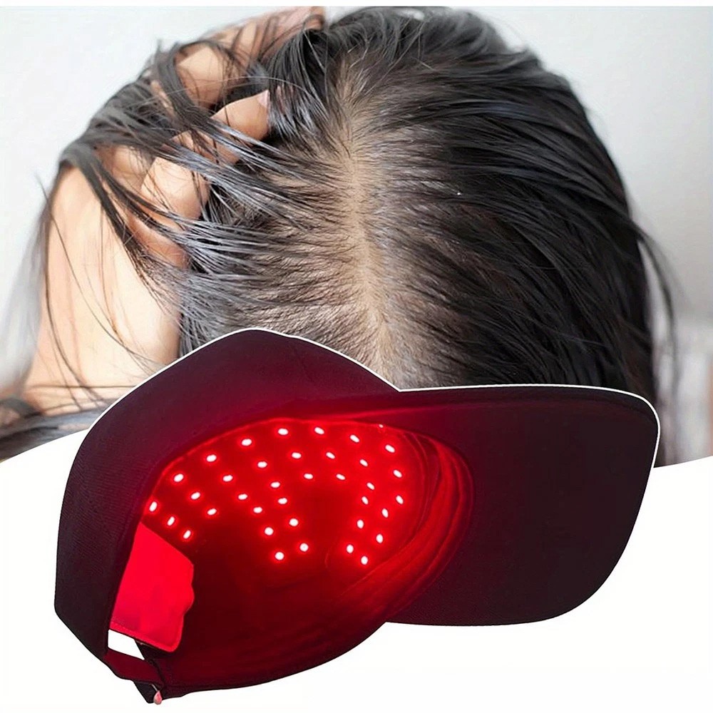 Red Light Therapy Hat 660nm & 850nm Hair Loss Treatment Cap Hair Growth Regrowth