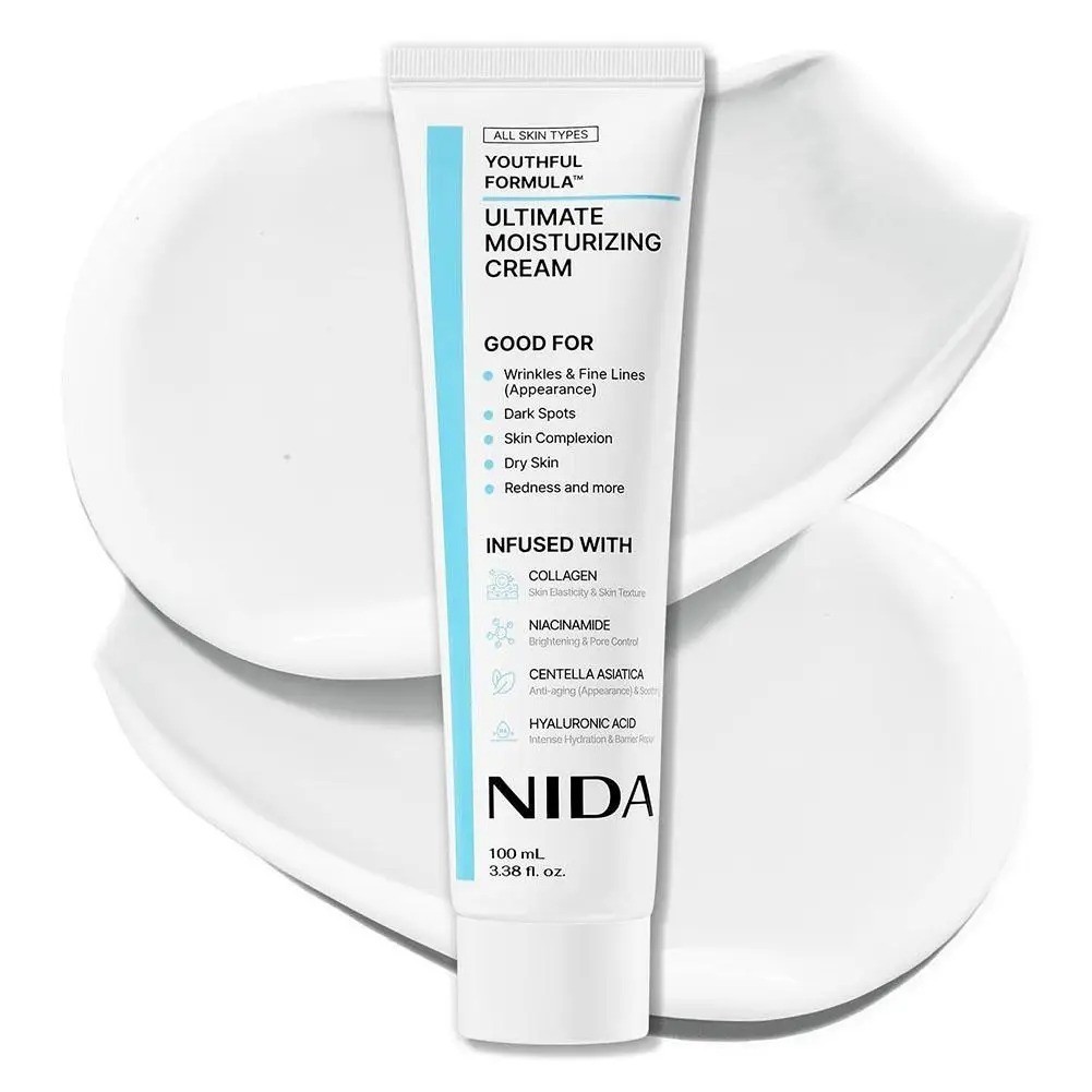 NEW Moisturizing Cream Nida Youthful Formula Ultimate, Nida Crema Coreana US🔥