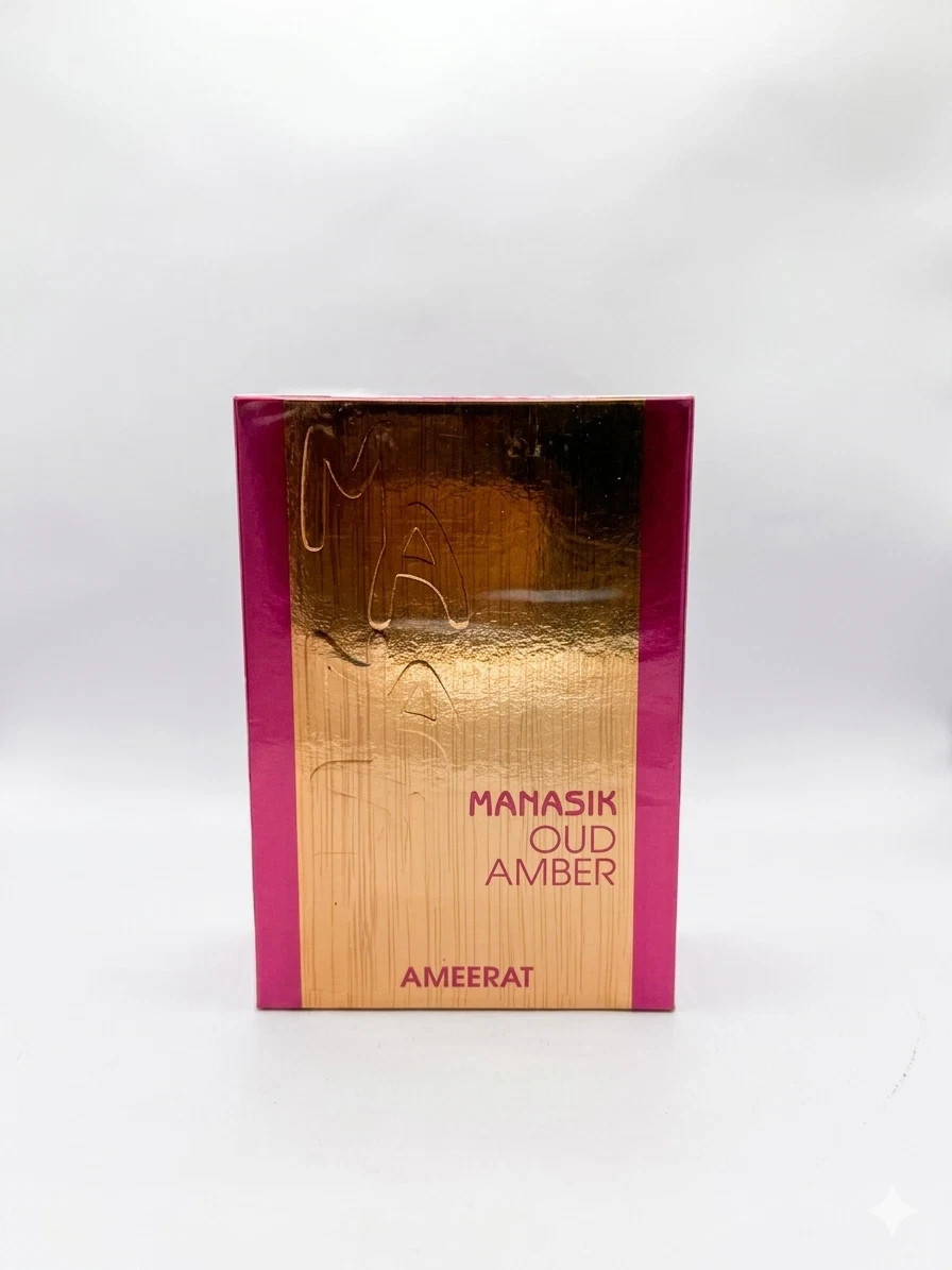 Manasik Oud Amber Ameerat Perfume 3.4 oz / 100ml EDP Spray Intense