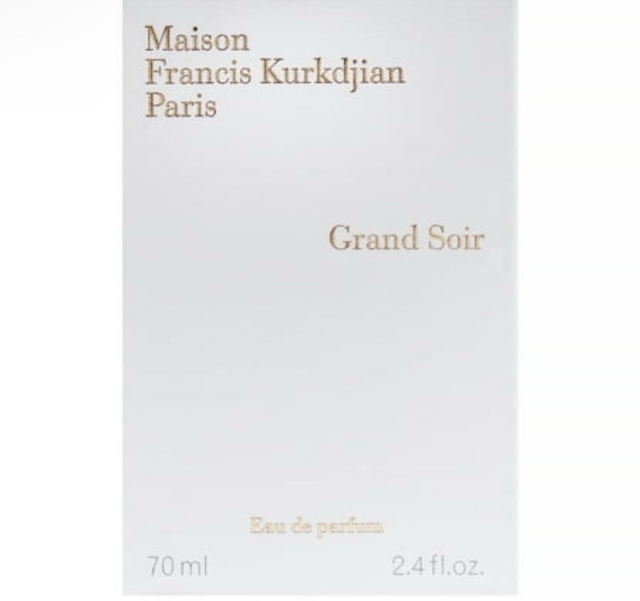 Grand Soir 2.4 oz / 70 ml Eau de Parfum by Maison Francis Kurkdjian New Sealed