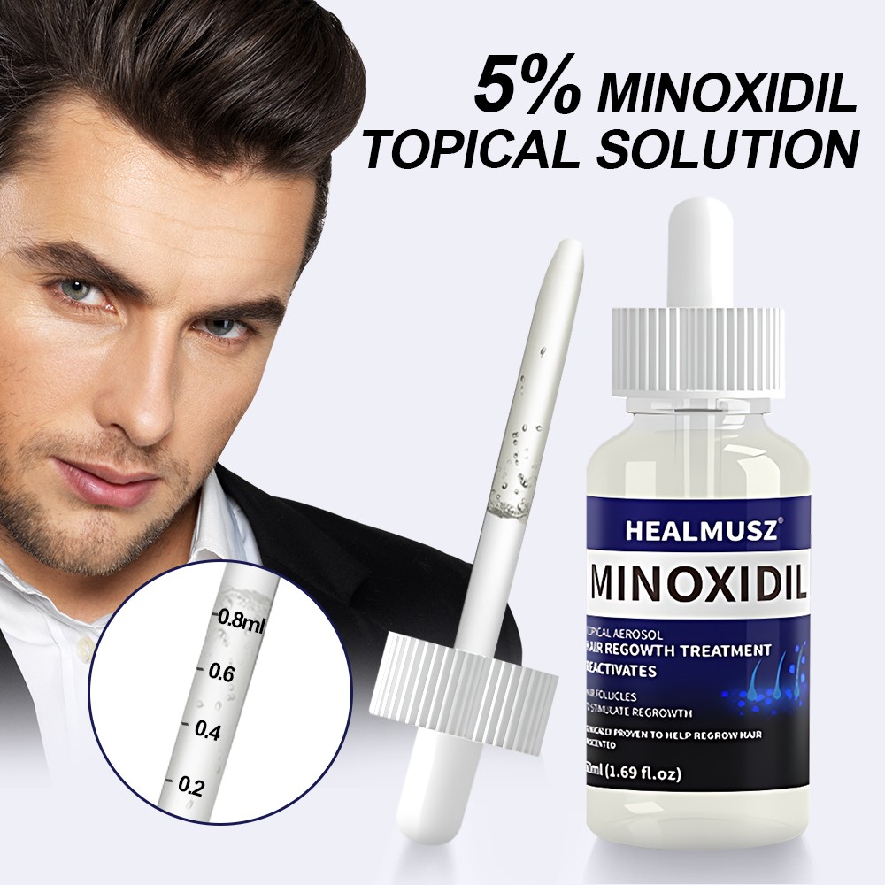 6 Pack Minoxidil 5% Extra Strength Men Hair Regrowth Treatment 6 Month Supply