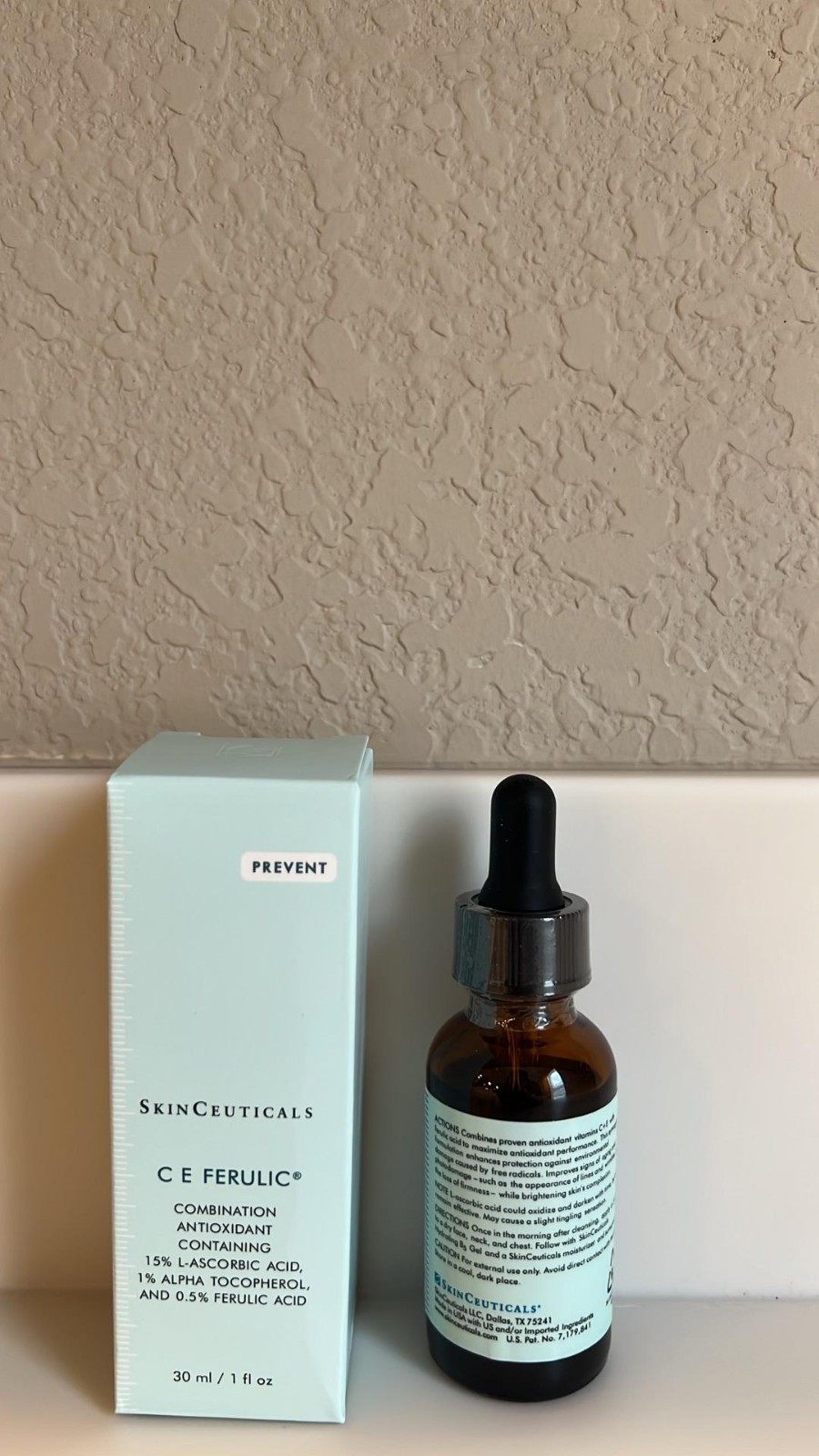 SkinCeuticals CE Ferulic 15% L-Ascorbic Acid Antioxidant Serum 1oz New Sealed US