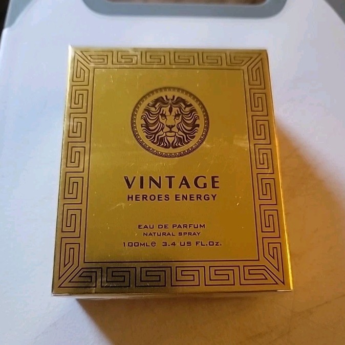 Vintage Heroes Energy Eau de Parfum Natural Spray 3.4 fl oz Regular Size