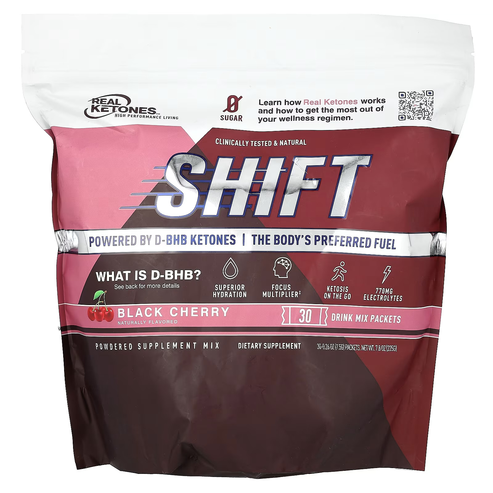 Real Ketones ELEVATE & SHIFT 30 Days Supply Packets, Pick Your Flavor, Exp 2028