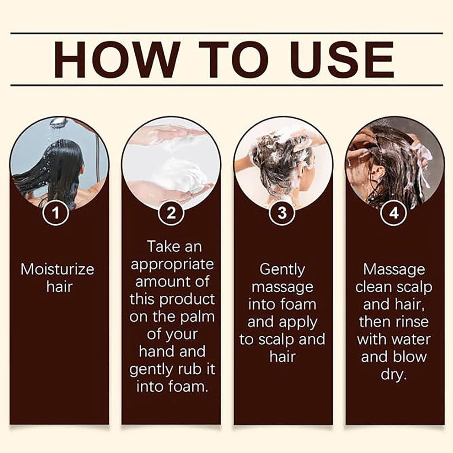300ml Anti Hair Loss Shampoo Hair Growth Plant Extracts All Hair Types
