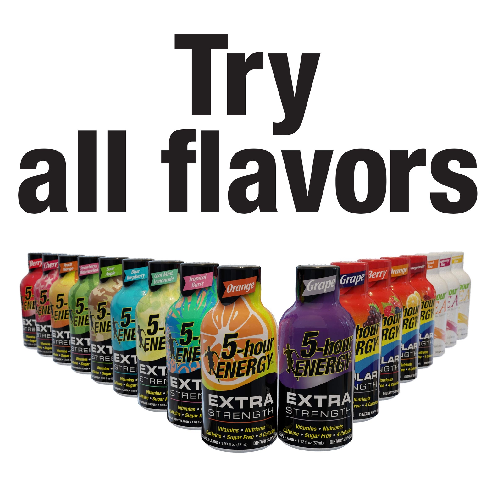 5-hour ENERGY Shot, Extra Strength Peach Mango, 1.93 Ounce, 12 Count