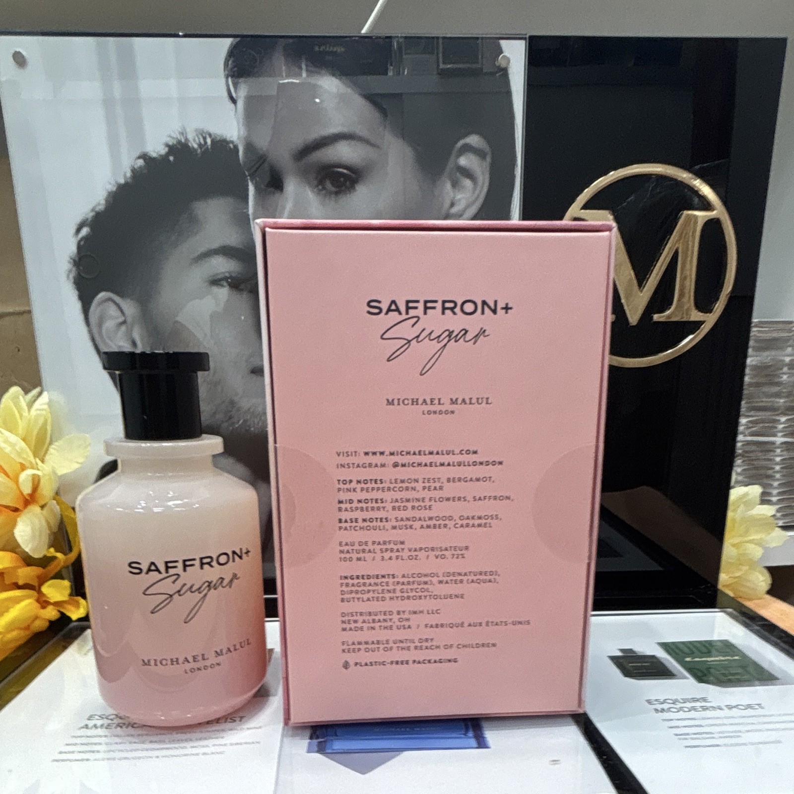 Michael Malul London Saffron+ Sugar Eau de Parfum Spray 3.4 fl oz Regular Size