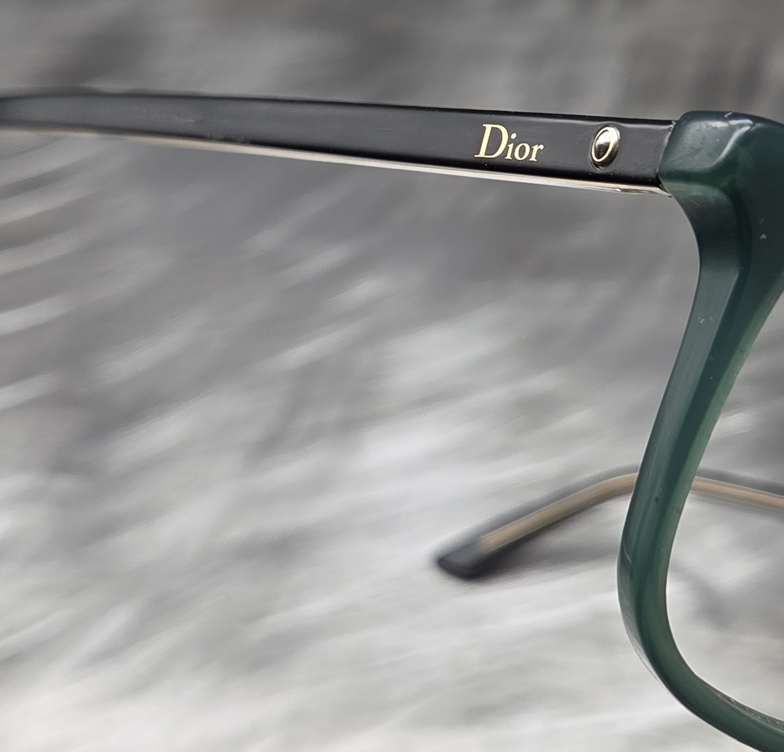Christian Dior Montaigne No. 27 Green/Black Eyeglasses Frame 51[]16-140 Italy