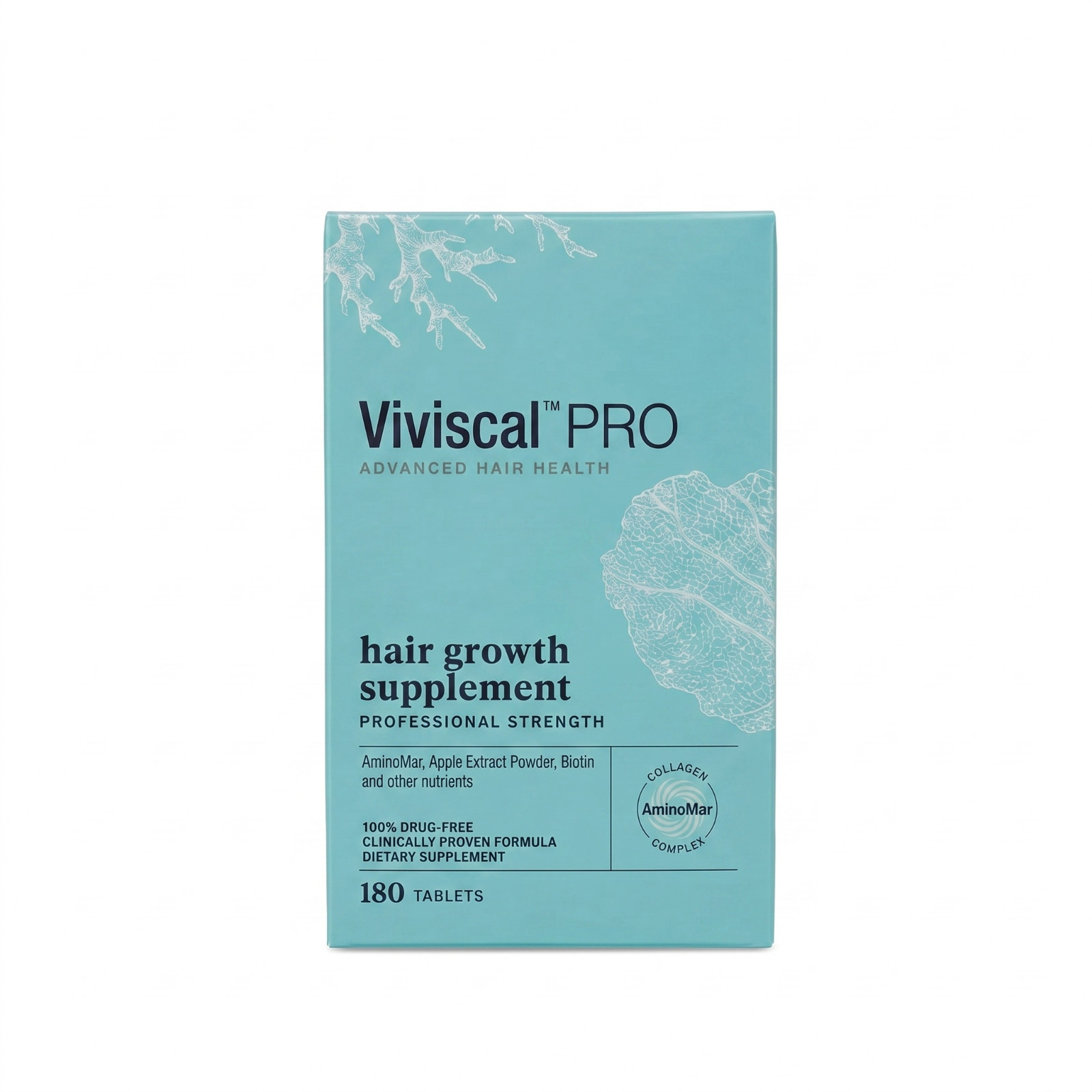 Viviscal PRO Professional Hair Growth Supplements 180 Tablets Pack of 6