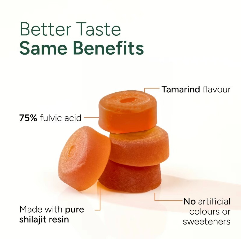 Himalayan Shilajit Gummies with KSM 66 Ashwagandha No Sugar 120 Chewables