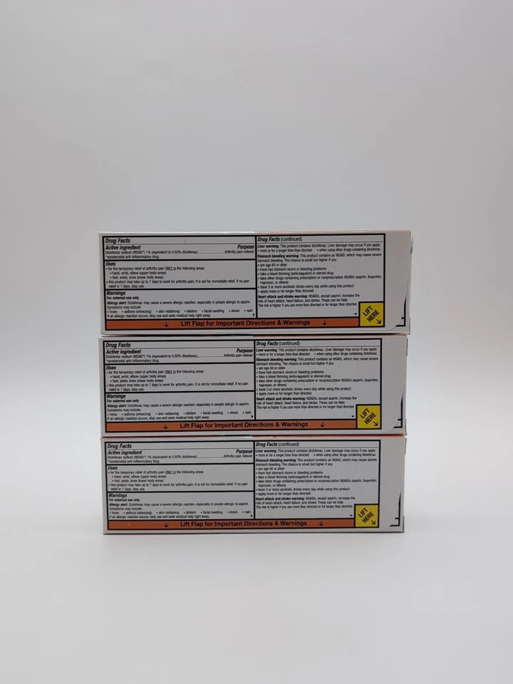 2-4 PCS Voltaren Arthritis Pain Gel 5.29 oz Easy Open Cap Gel Exp09/2027&2028