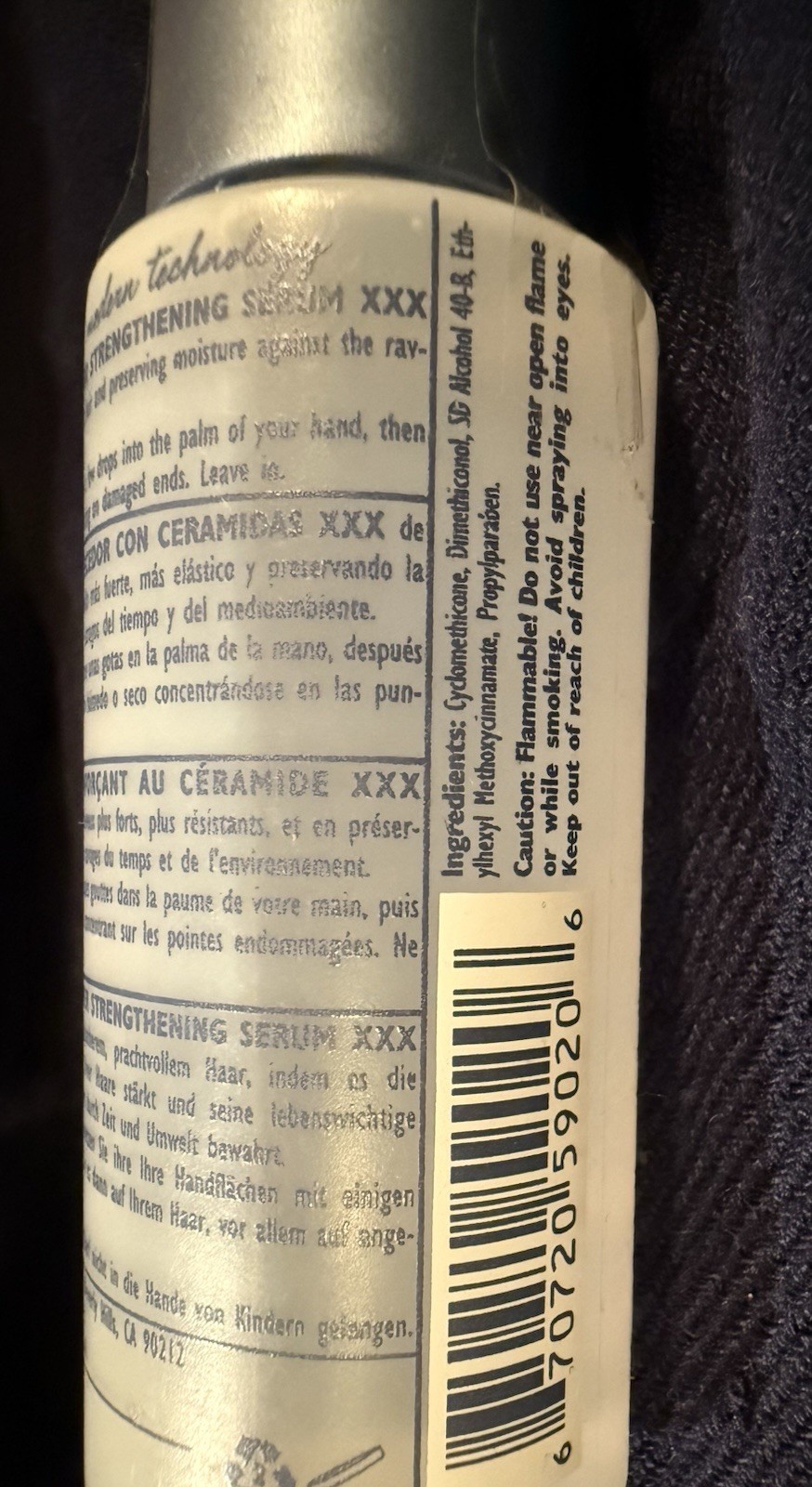 Nick Chavez Beverly Hills Ceramide Super Strengthening Serum XXX 2 fl oz (Rare)