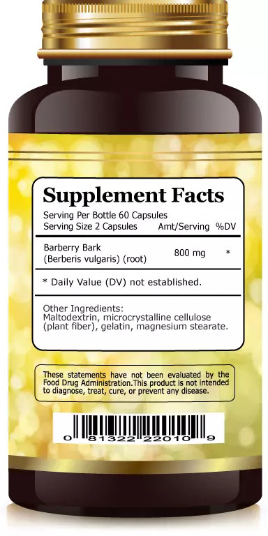 Barberry Root, All Natural, For Inflammation and Liver, Anti-Inflammatory
