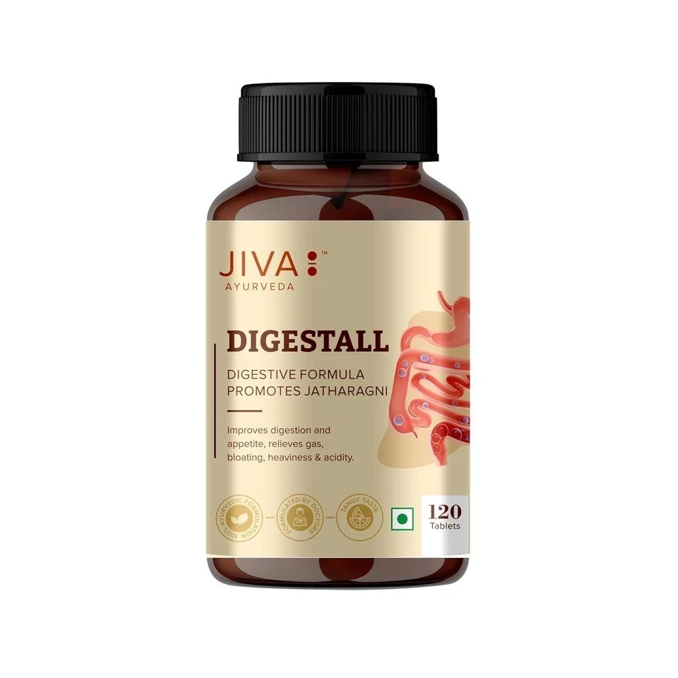 Digestall Tablet | Helpful In Indigestion, Bloating & Acidity (Pack of 2)