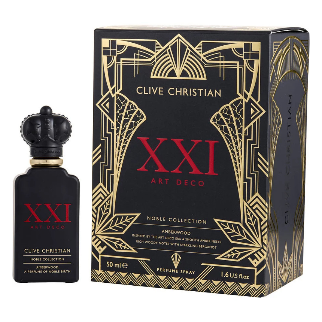 Clive Christian Amberwood Noble XXI Art Deco Parfum Spray 1.6oz 50ml NEW